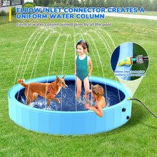 Load image into Gallery viewer, Effortless 97'' Splash Pad Pool for Kids &amp; Large Dogs - Cool Off Together
