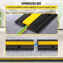 Load image into Gallery viewer, Heavy-Duty 4-Piece Cable Ramp Set - Protect Wires Safely Outdoors &amp; Indoors