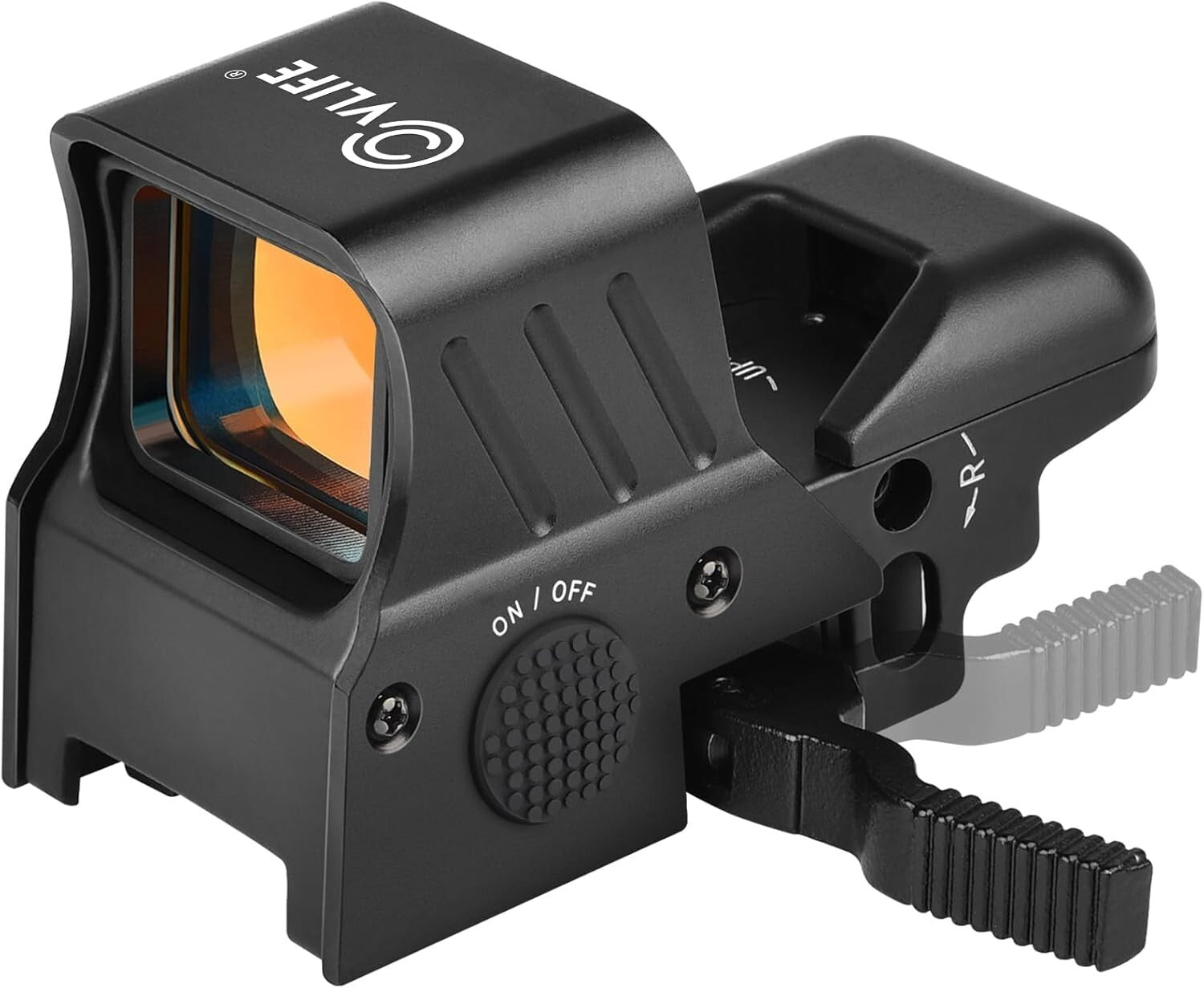 Quick-Detach Picatinny Red Dot Sight with Multiple Reticle System for Hunters