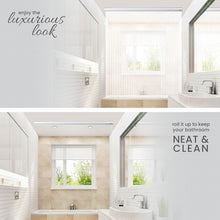 Load image into Gallery viewer, Space-Saving Waterproof Roller Blind Shower Curtain - 56"x95" Easy Installation