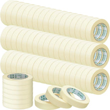 Load image into Gallery viewer, Bulk 60 Rolls Masking Tape - 1 Inch x 55 Yards for Arts &amp; Crafts and Painting