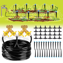 Load image into Gallery viewer, 98.4ft Adjustable Drip Irrigation Kit for Efficient Plant Watering System