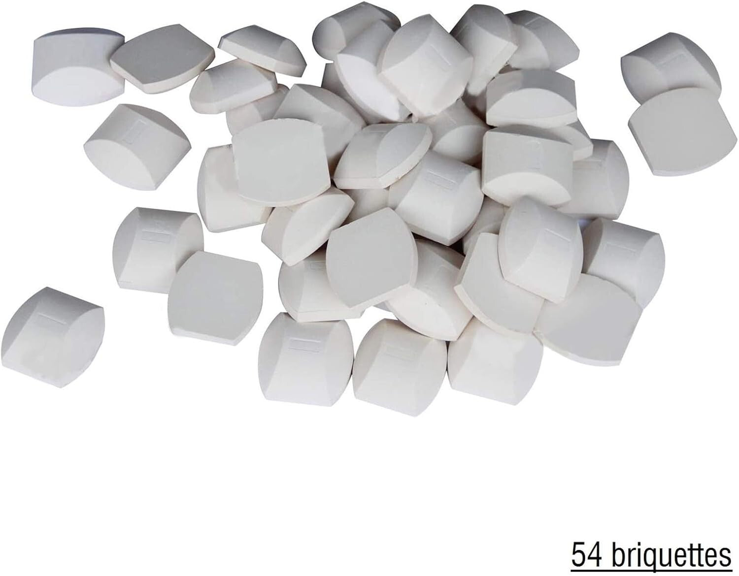 Durable 54 Ceramic Briquettes Set: Optimize Heat for Turbo Classic & Nexgrills