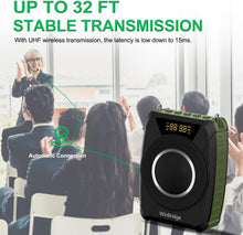Load image into Gallery viewer, Bluetooth 5.0 Portable Waterproof Voice Amplifier - 20W PA System for Teachers