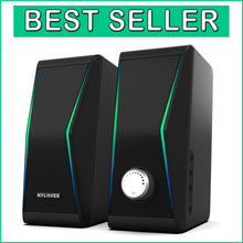 Load image into Gallery viewer, Immersive Multimedia Speakers with Dynamic Lighting &amp; Dual Bluetooth/AUX Input