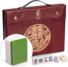 Load image into Gallery viewer, Professional Chinese Mahjong Set with 146 Scratch-Resistant Tiles - Travel Case