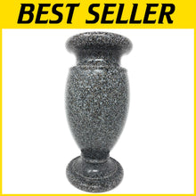 Load image into Gallery viewer, USA-Made Cemetery Flower Vase - Durable &amp; Weather Resistant - 4.5"x4.5"x9.75"