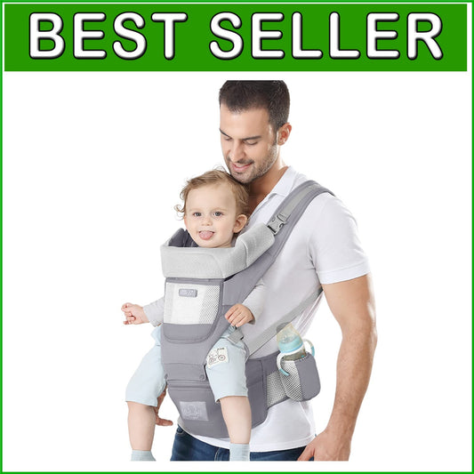 Adjustable Hip Seat Baby Carrier for Infants & Toddlers - Lightweight and Safe