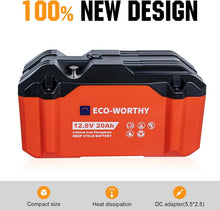 Load image into Gallery viewer, Compact 20Ah Lithium Battery - Perfect for Camping, Fishing, and Emergency Power