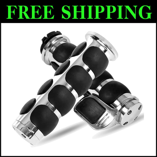 High-Quality 1" Handlebar Grips with Throttle Assist for Ultimate Riding Control