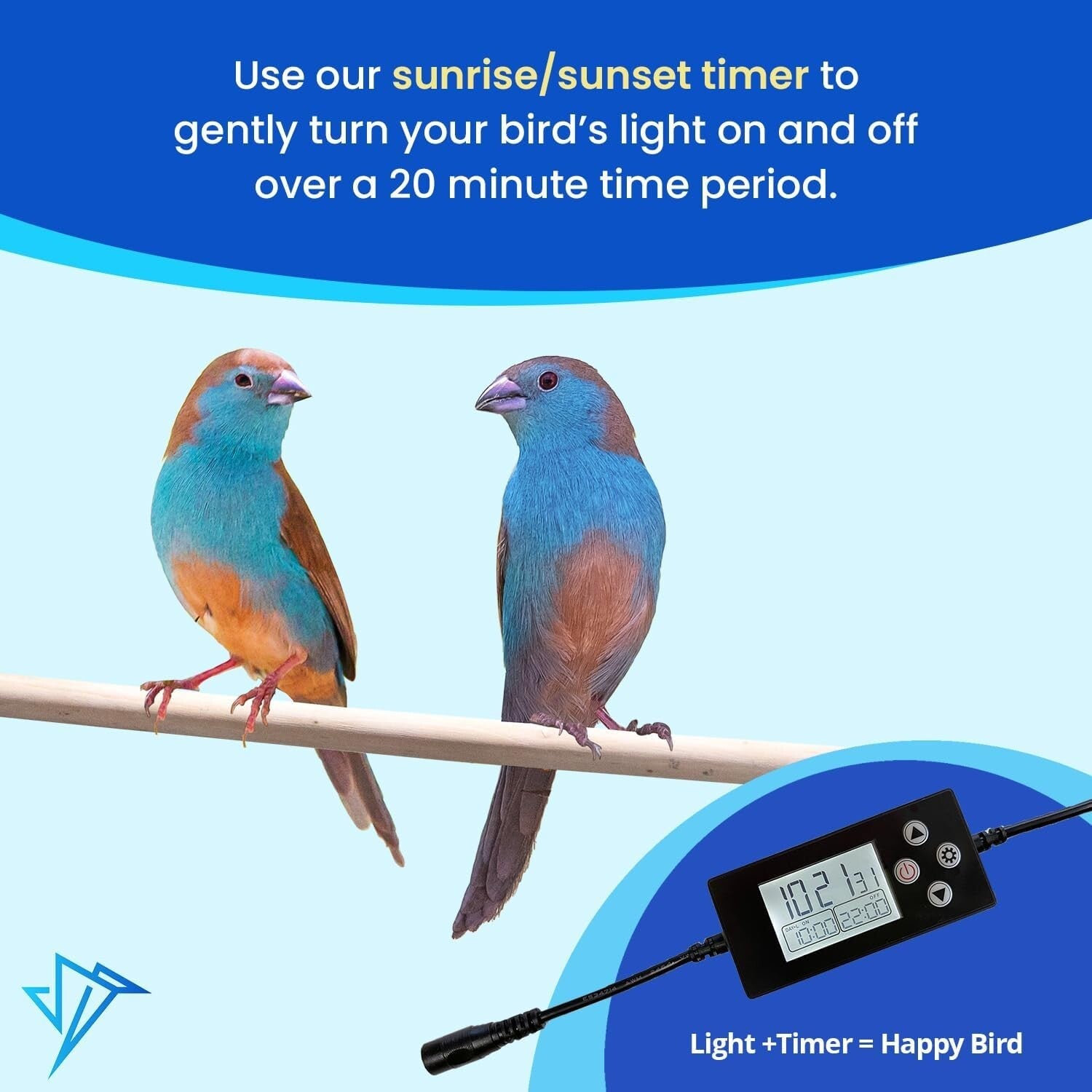 Economical Full Spectrum Bird Cage Light - Enhances Natural Living Environment