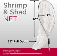 Load image into Gallery viewer, Portable Shur-LOK Fine Mesh Shrimp &amp; Shad Dip Net - 17