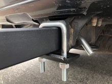 Load image into Gallery viewer, Compact 2-Bike Hitch Mount Platform with Secure Clamp for Easy Transportation