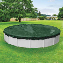 Load image into Gallery viewer, Secure and Reliable Green Winter Pool Cover 18-ft Round - Protect Your Pool