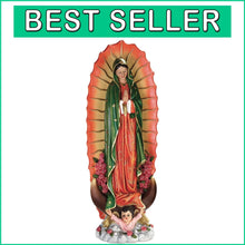 Load image into Gallery viewer, Stunning 23-Inch Virgin of Guadalupe Statue for Faith-Inspired Home Decor