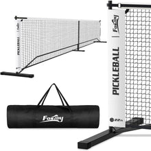 Load image into Gallery viewer, Outdoor Pickleball Net Set: 22FT Portable with Carry Bag &amp; Tear-Resistant Design