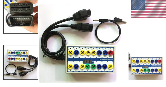 Advanced OBD Diagnostic Breakout Box for Efficient Voltage and Signal Monitoring
