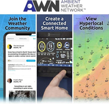 Load image into Gallery viewer, Smart Home-Ready Weather Station - WiFi, Rain Gauge, and Temperature Monitor