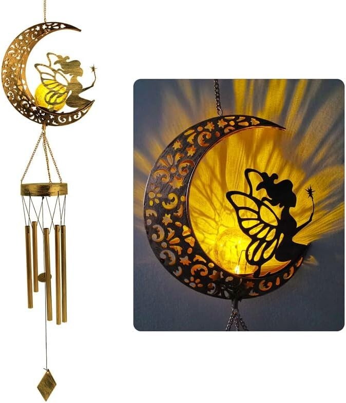 Beautiful Solar-Powered Wind Chimes - Unique Gifts for Birthdays & Celebrations