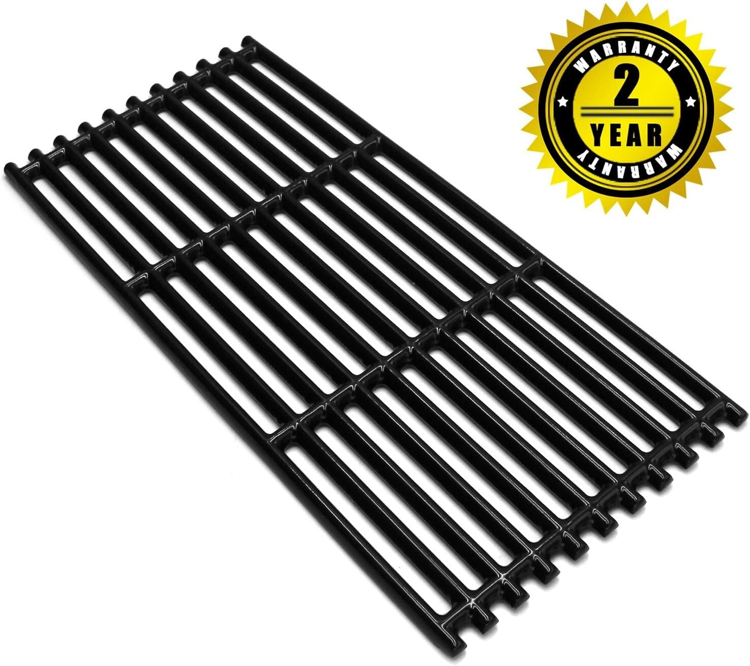 Effortless Cleanup with 18.25" Non-Stick Cast Iron Grill Grates for Charbroil