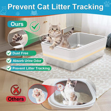 Load image into Gallery viewer, Medium Stainless Steel Sifting Litter Pan for Small Cats - Easy Clean Design