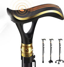 Load image into Gallery viewer, Multi-Purpose Telescopic Walking Cane - Adjustable Height with Emergency Alarm