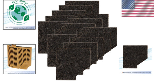 Biodegradable Aquarium Filter Cartridges - EcoRenew 15 Count for Clean Tanks