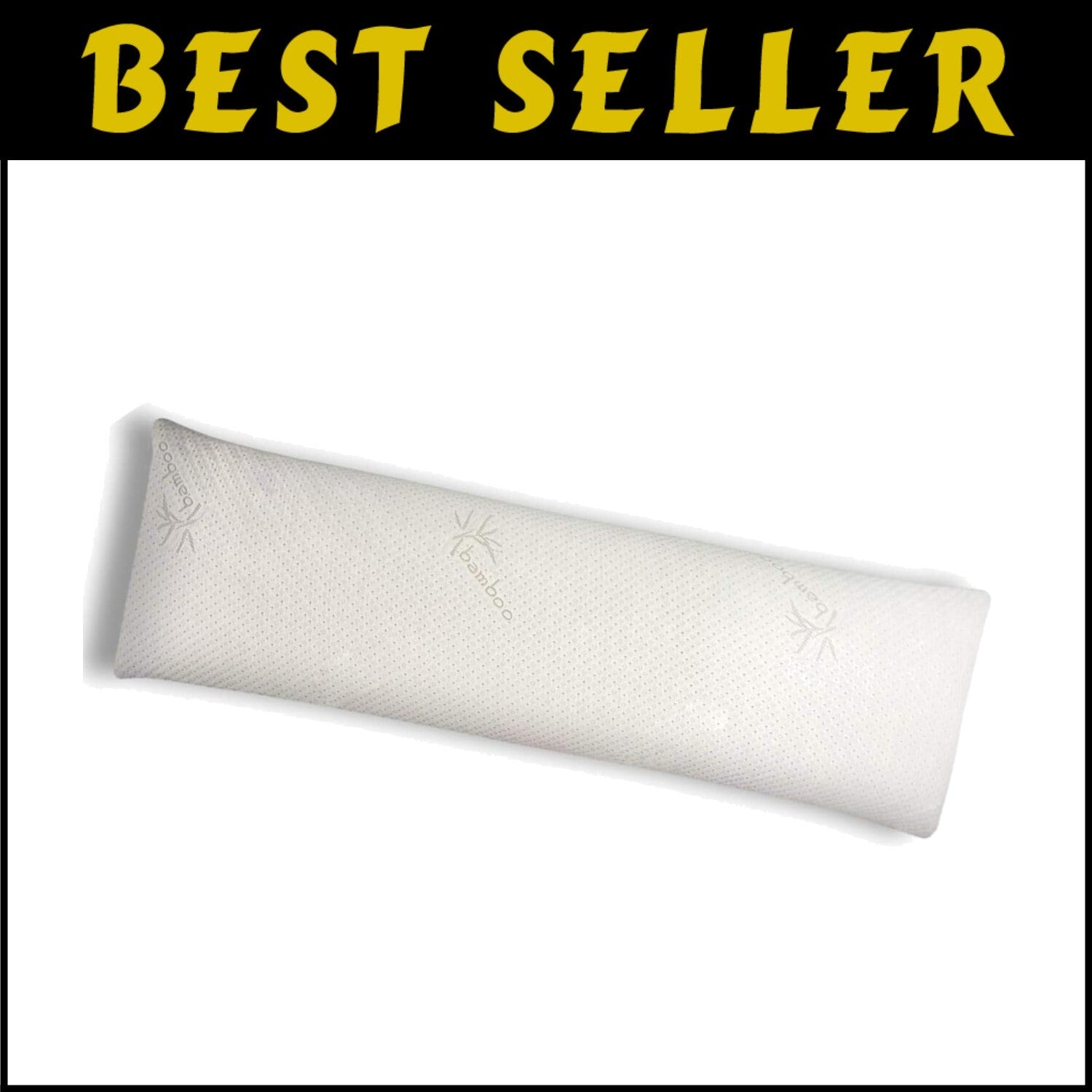 Adjustable Shredded Memory Foam Body Pillow - Allergy-Friendly & Firm Support