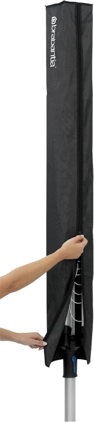 Versatile Folding Clothes Drying Rack with Clothespins and Protective Cover