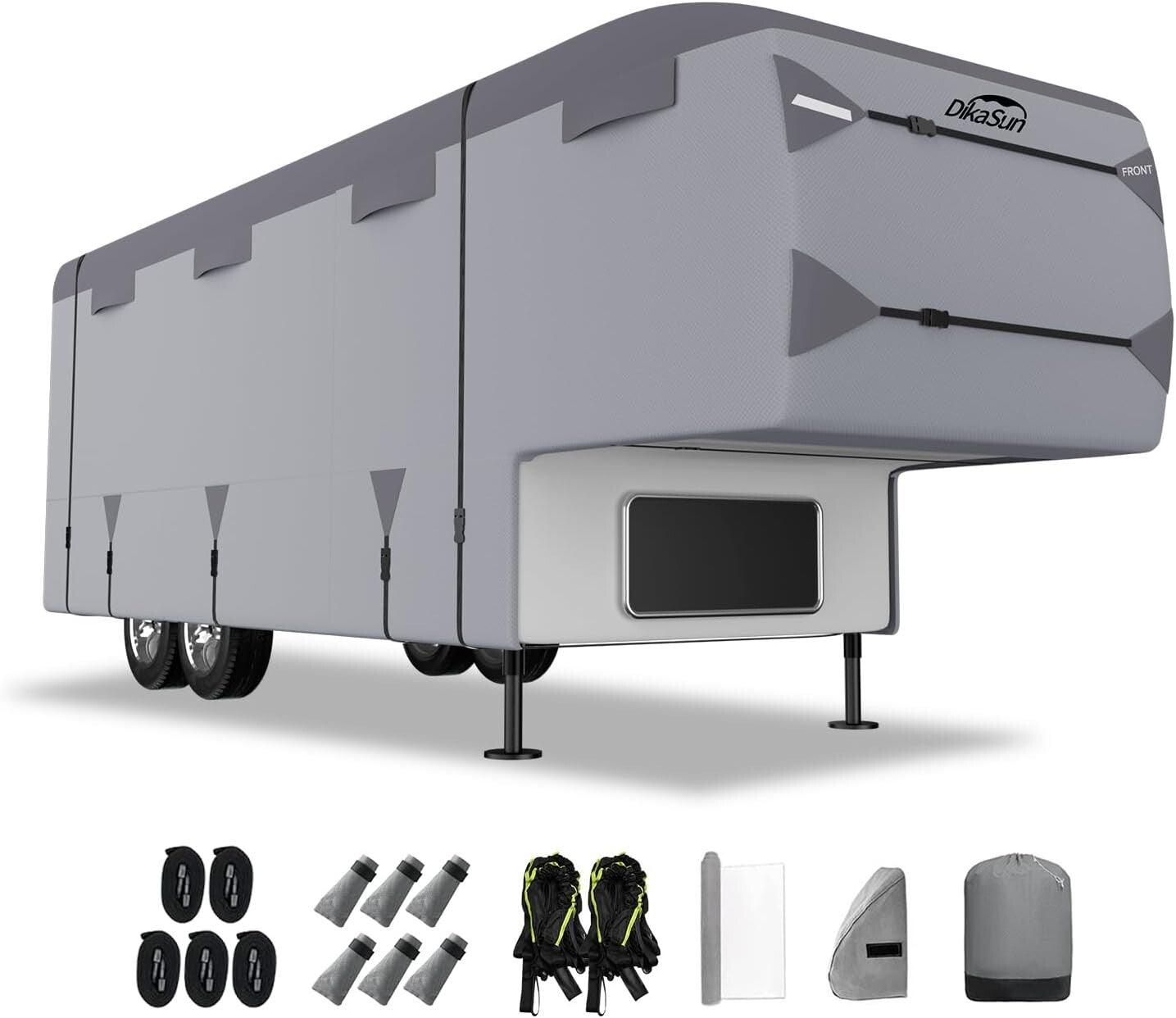 Custom-Fit 5th Wheel RV Cover - Waterproof, Windproof & 3-Year Warranty Included