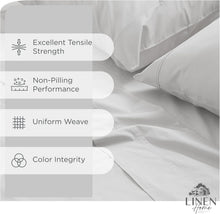 Load image into Gallery viewer, Luxurious 100% Cotton Percale King Size Sheet Set - 8 Pieces, Deep Pocket Design