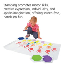 Load image into Gallery viewer, Classic 6-Color Jumbo Washable Ink Pads - Perfect for Classroom &amp; Home Projects