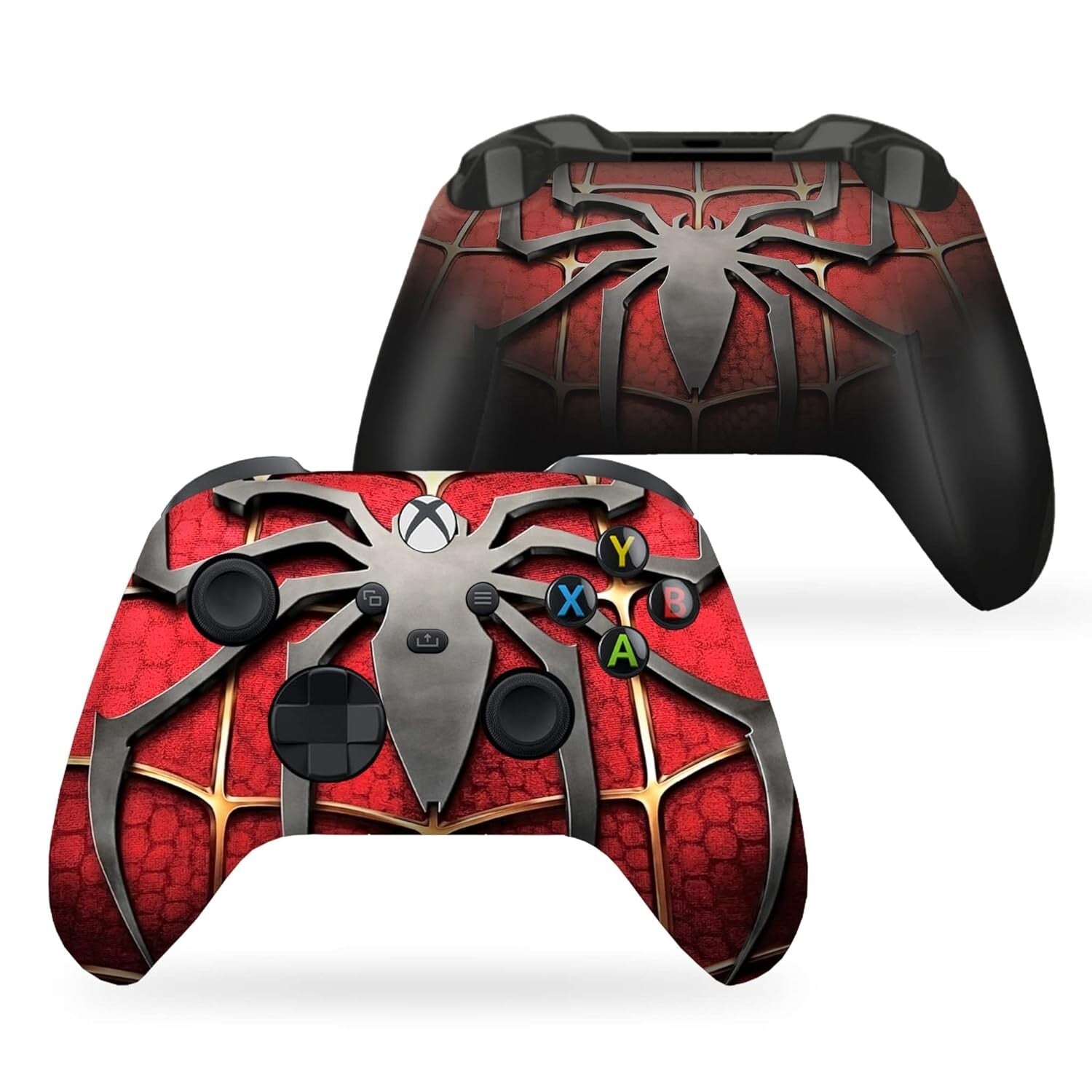 Personalized Spider-Man Red Wireless Xbox Series X Controller - Hydro-Dip Art