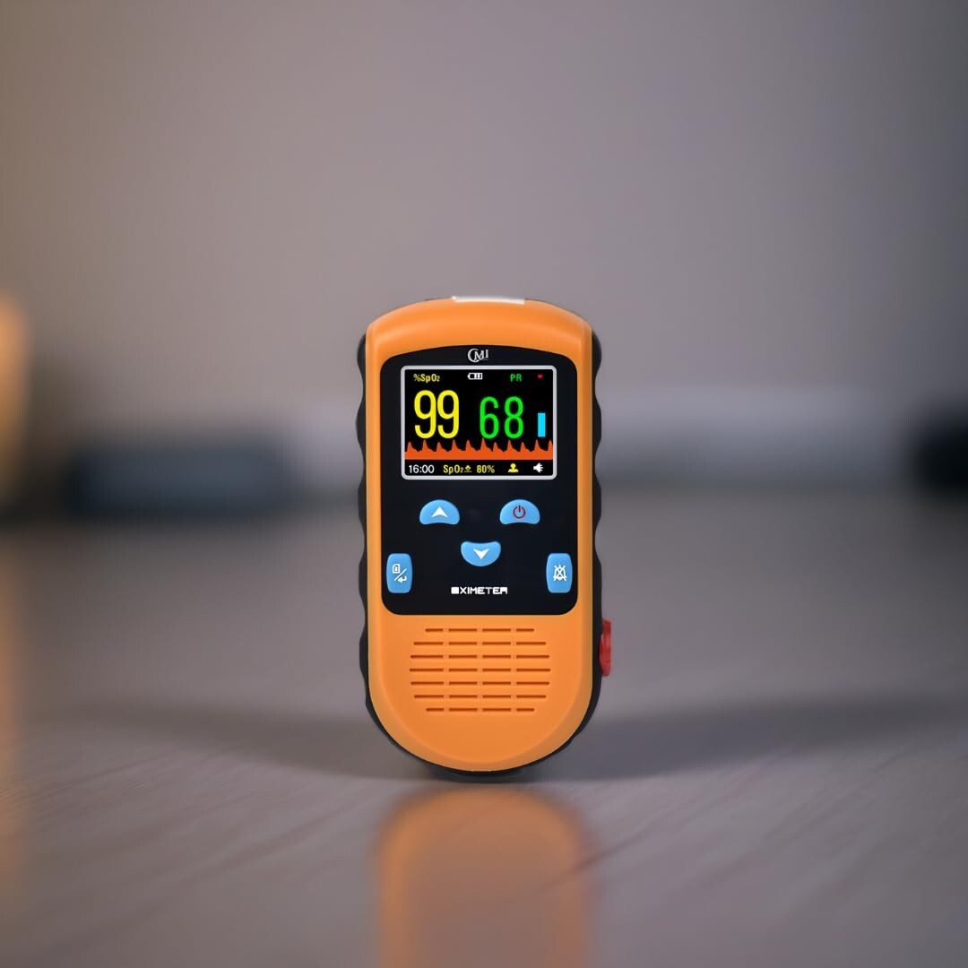 Accurate Handheld Pulse Oximeter with Continuous Infant Monitoring & Alarms