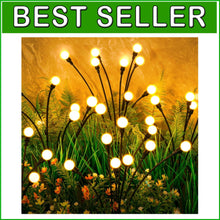 Load image into Gallery viewer, Stunning Waterproof Solar Garden Lights - 6-Pack, 48 Vibrant LEDs for Patios