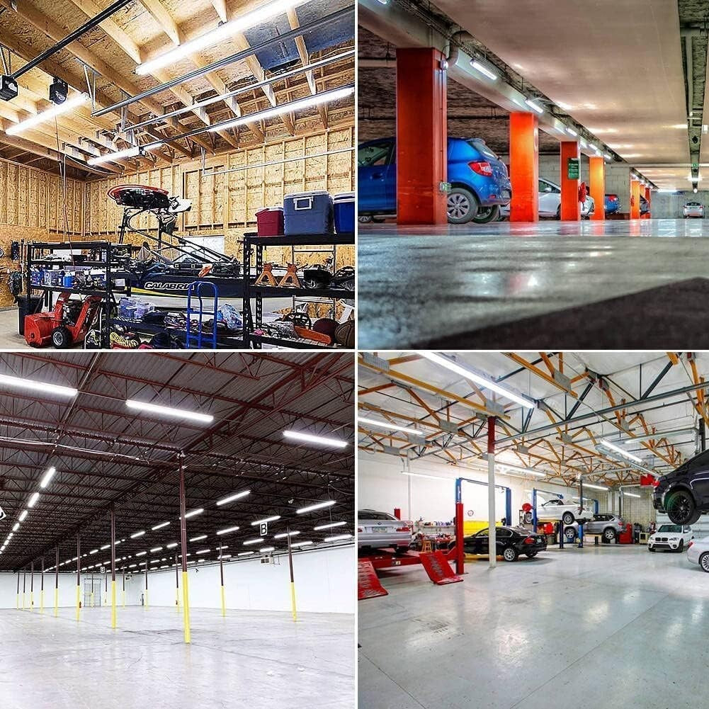 CNSUNWAY 8FT LED Tube Lights - High Brightness, Low Power Consumption, 5400LM