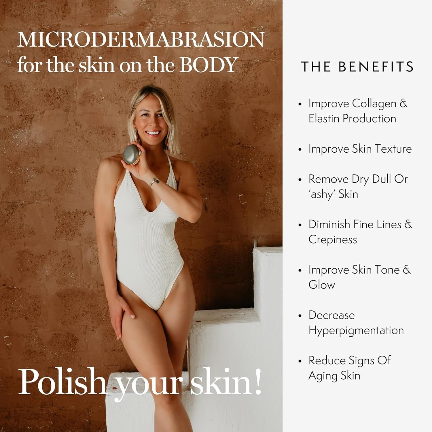 FIRMAGLOW Anti-Aging Body Microdermabrasion Device - Diamond Exfoliation Tool