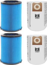 Load image into Gallery viewer, 4-Pack VF5000 Replacement Filters &amp; VF3502 Dust Capture Bags for Ridgid Models