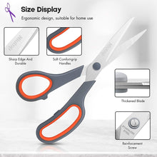 Load image into Gallery viewer, Ambidextrous 8" Cutting Scissors Set of 50 - Comfort and Precision Guaranteed