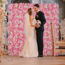 Load image into Gallery viewer, Stunning Pink Floral Wall Panels (12 Pieces) - Perfect for Weddings &amp; Parties