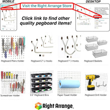 Load image into Gallery viewer, Efficient 24-Pack Heavy Duty Bins for Pegboards - Organize Your Workspace