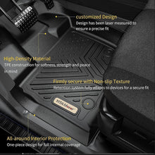 Load image into Gallery viewer, Custom Fit All Weather Floor Liners for 2014-2019 Silverado/Sierra Double Cab