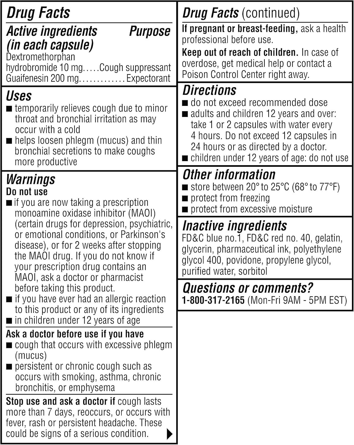 Fast-Acting Cough and Chest Congestion Liqui-Gels - Safe for High Blood Pressure