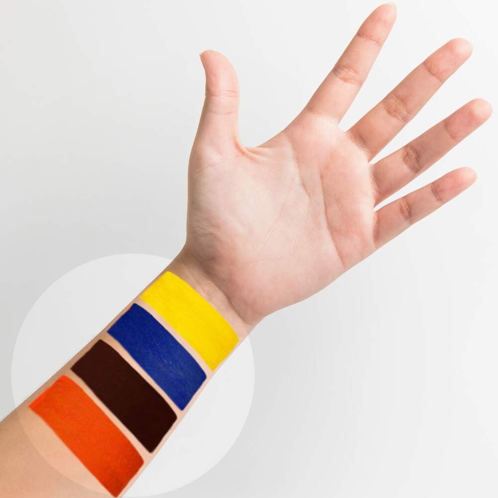 Complete 12-Color Face Painting Set - Hypoallergenic, Quick Drying & Portable