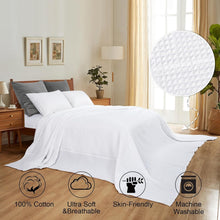 Load image into Gallery viewer, Oversized King Size Pre-Washed Cotton Waffle Blanket – Lightweight, Snag-Proof