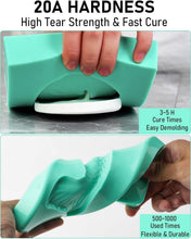 Load image into Gallery viewer, Non-Toxic 170oz Jade Green Silicone for DIY Mold Making &amp; Crafting Projects