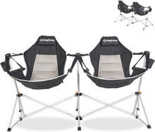 Load image into Gallery viewer, Ergonomic Foldable Hammock Chair with Cup Holder - Ultimate Outdoor Comfort