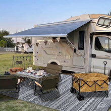 Load image into Gallery viewer, Durable UV Stabilized Reversible Mat 6' x 9' for Backyard and Beach Adventures