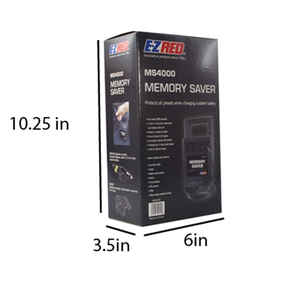 Automotive Memory Saver & Charger with OBDII Connector - Black 12V Solution