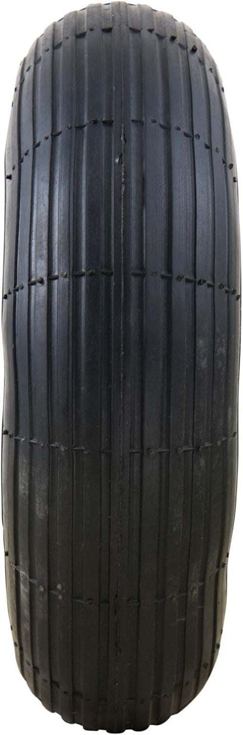 13 Inch Pneumatic Wheelbarrow Tire with 5/8 Ball Bearings for Year-Round Use